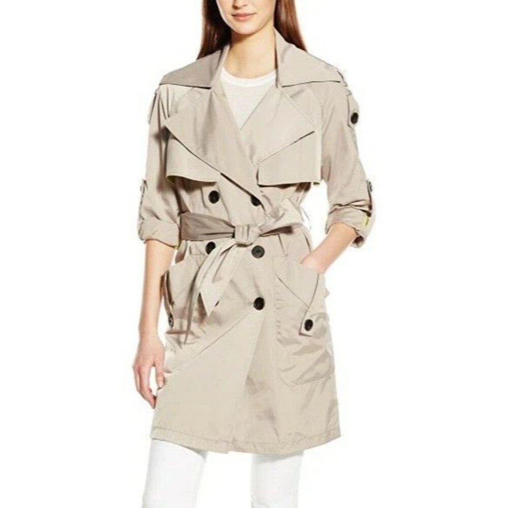 Women's BCBGENERATION Double-Breasted Trench Coat Size L